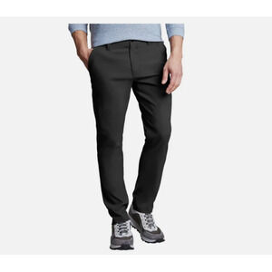 Copper & Oak Men's Tech Utility Pant Straight Fit Black Size 38X32